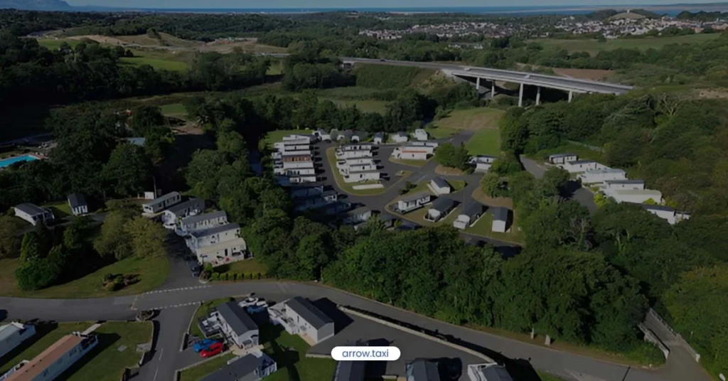 Luxury Lodges and Caravans at Coed Helen Holiday Park in Caernarfon