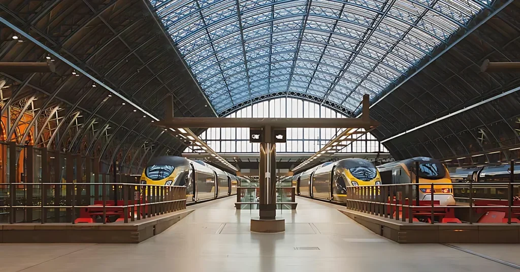 Train via St Pancras International